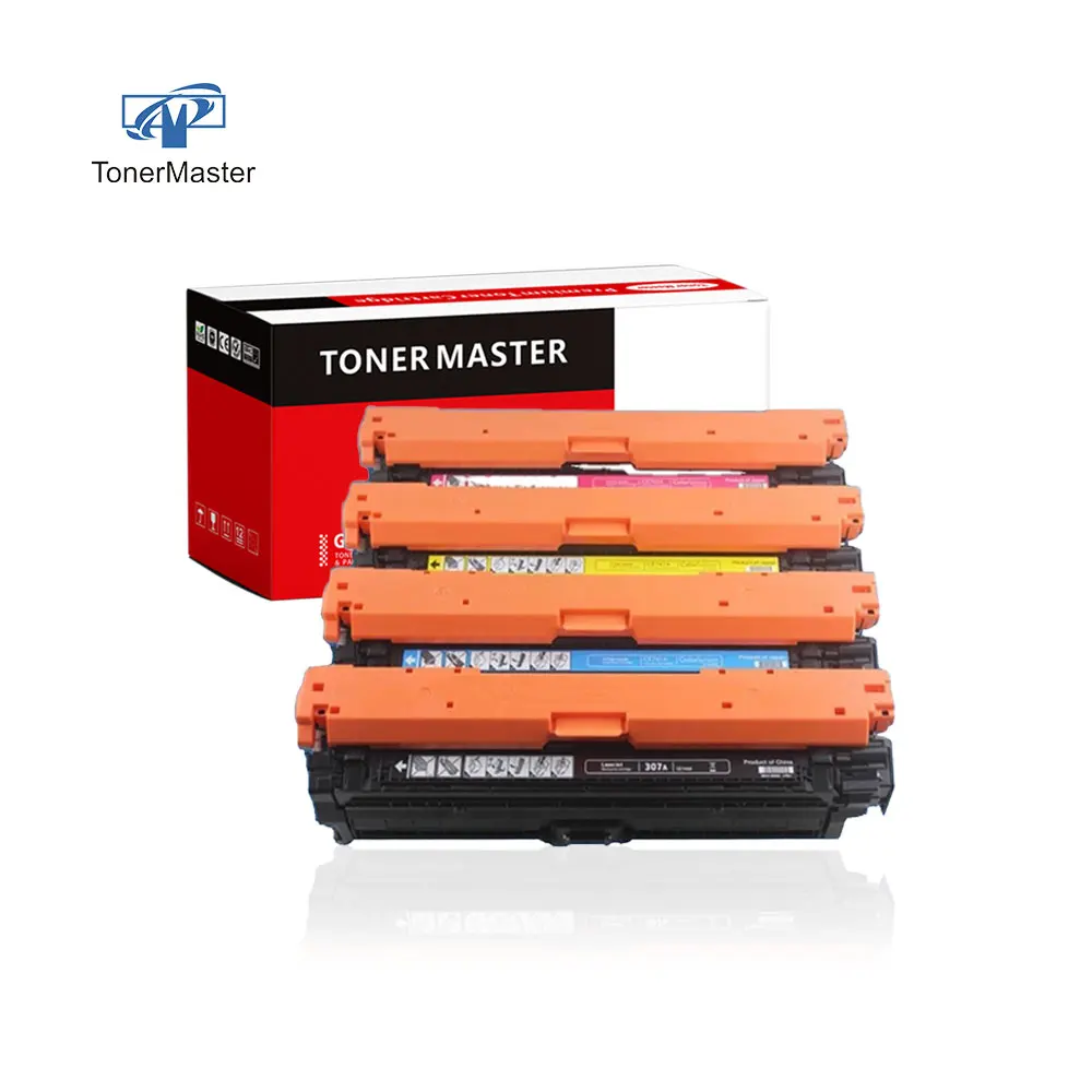 307A CE740A CE741A CE742A CE743A Premium Remanufactured Laser Color Toner Cartridge for HP Laserjet CP5225 Printer