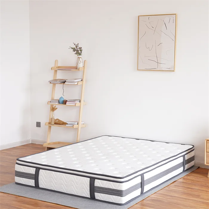 Mattress orthopedic king queen full size in a box rolled up latex pillow top hybrid single bed twin memory foam mattress
