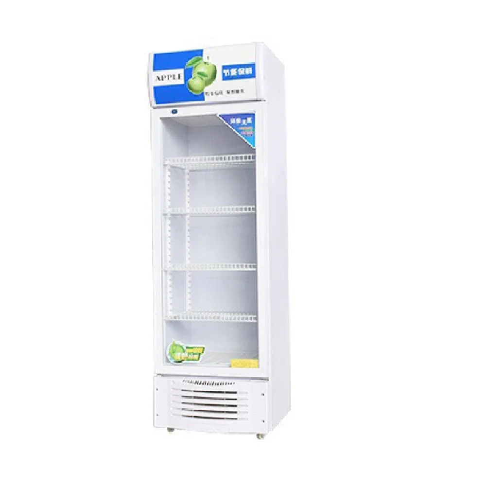 Wholesale black 280L display cake display fridge freezers refrigerator for supermarket