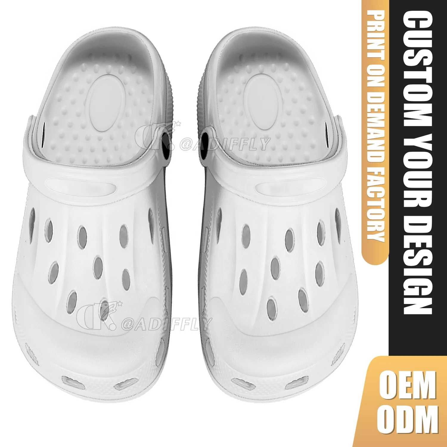 Hot-selling Garden Shoes Summer Beach Breathable Sandals Eva Cushioning Unisex Anti-Slip Clog Sandals Custom Printed Slippers