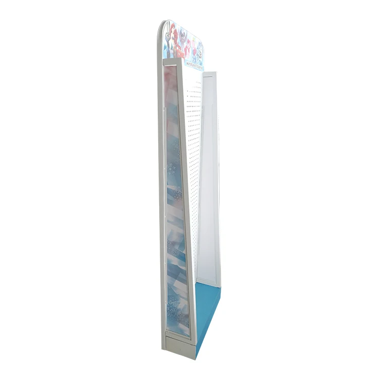 Customized Stickers Display Rack Floor Standing Kids Sticker Display Shelf for Stationery Shop