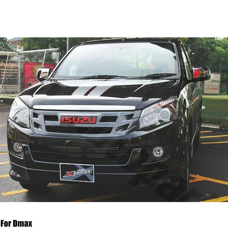 Front Net Grill Grille Logo Red For Dmax Holden Rodeo Pickup 2012-14