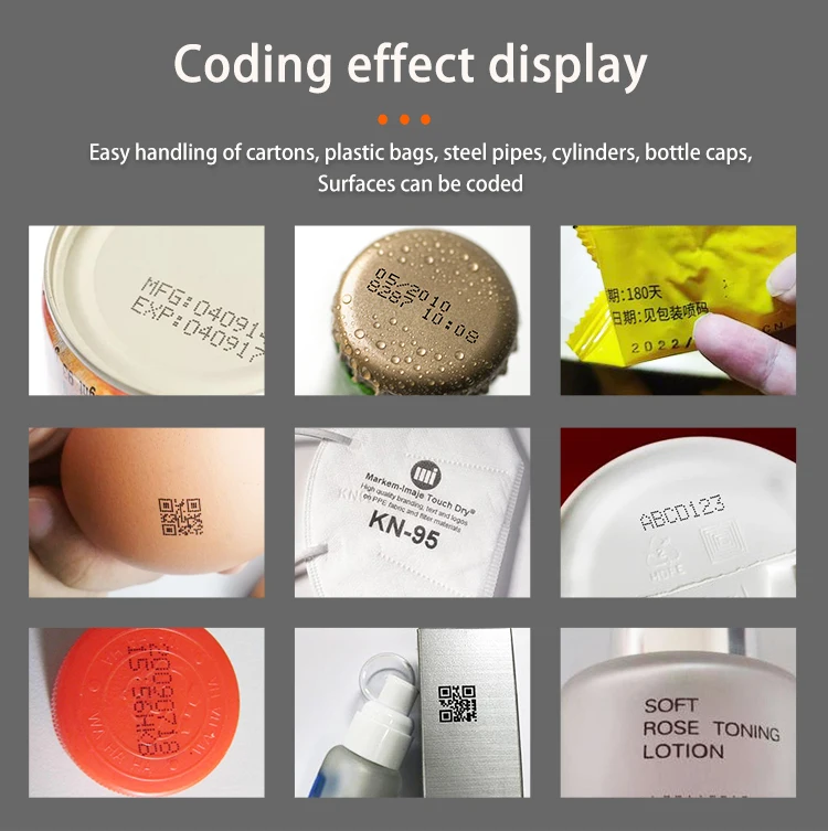 INCODE Fast Dry Portable Intelligent Printing On Metal Pipe Steel Fabric Upgraded Handheld Inkjet Printer Gun