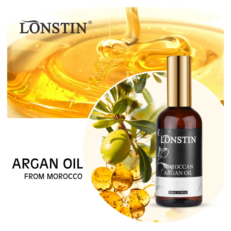 Wholesale Hair Styling Products Private Label Organic Smoothing Nourishing Moroccan Argan Oil for Dye