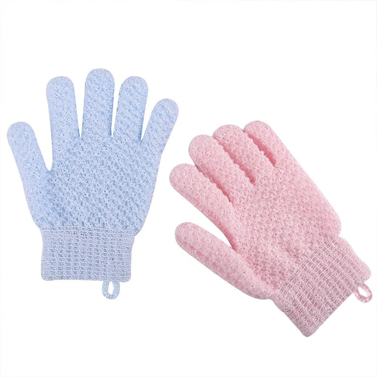 Wholesale Double Sided Beauty Spa Massage Skin Shower Wash Bath Tools Body Exfoliating Gloves