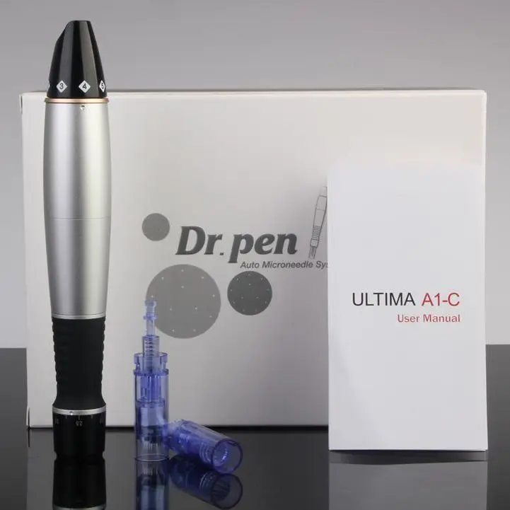 A1-C Dr. Pen Derma Pen Auto Microneedle System Adjustable Needle Lengths Electric DermaPen Stamp Auto Micro Needle pen