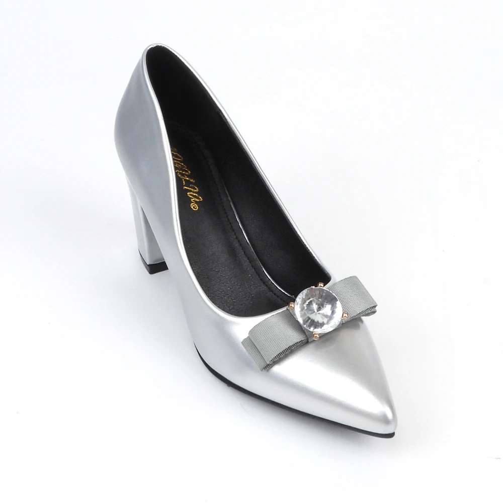 Fancy Bow Shape Rhinestone Shoe Clips Accessories Decorative Shoe Buckle