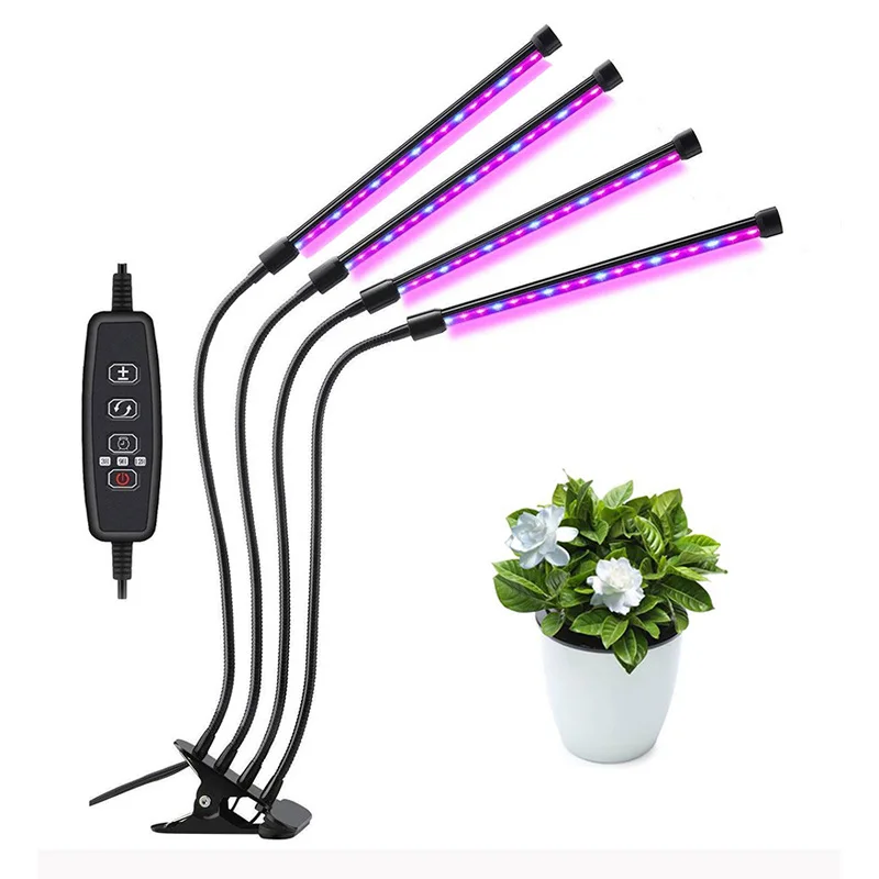 Led Clip Plant Growth Lamp Usb Dimmer Timing Full Spectrum Flower Seedling Fill Light Growing Led Grow Light Plant  growth light