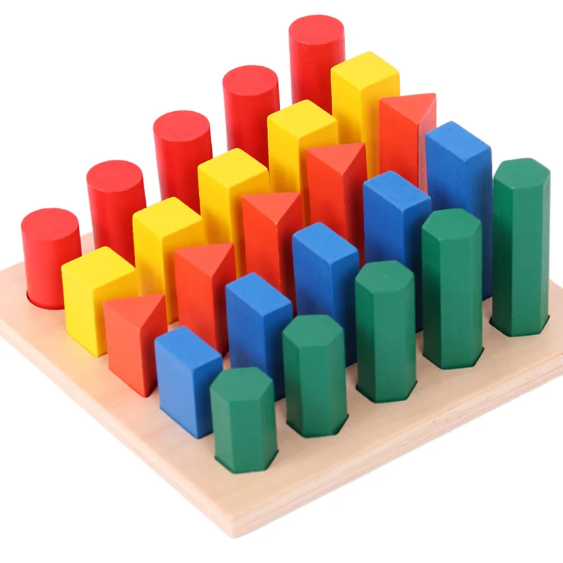 custom toy maker wooden Montessori ladder teaching aids for kindergarten classic educational toys 2022 popular kids