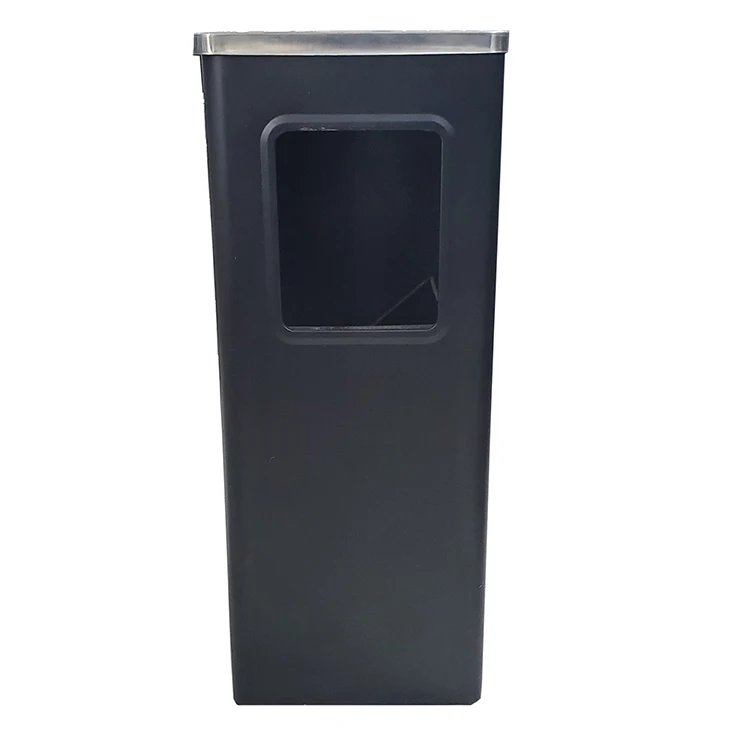 stainless steel garbage cans shopping mall hotel corridor fruit pail garbage cans