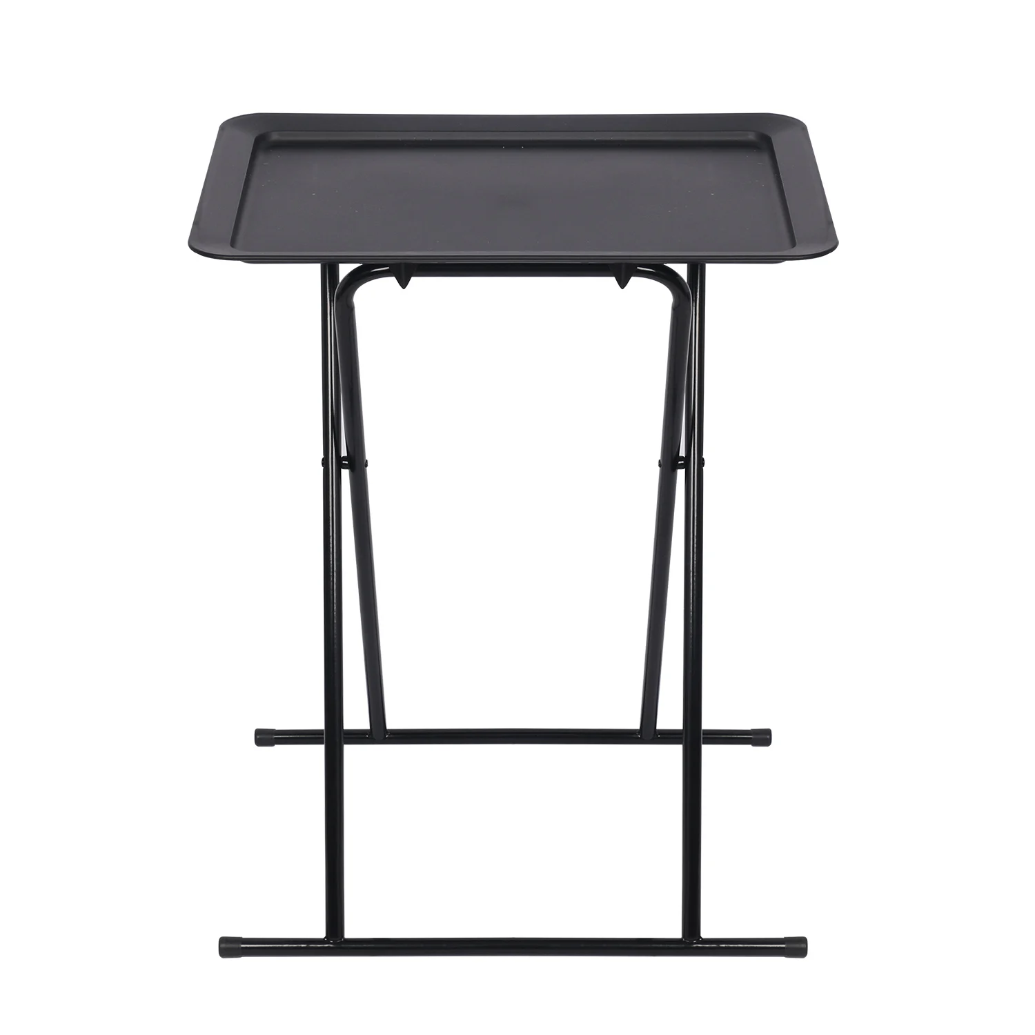 home furniture custom logo OEM and ODM Colorful Portable Folding End Table With Plastic Tray