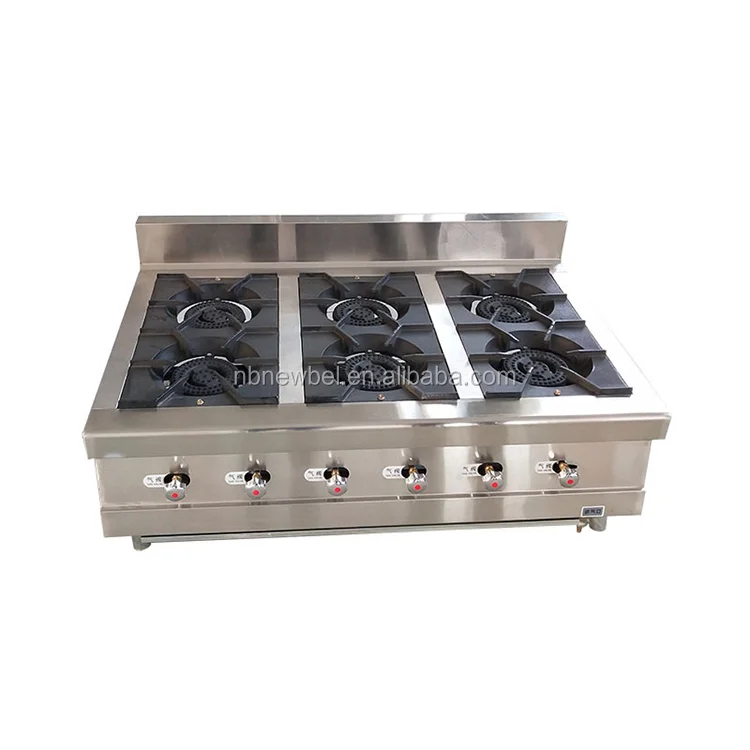 QBF-4 , 4 burners cooking equipment Gas Range  for restaurant , Chinese commerical gas cooker
