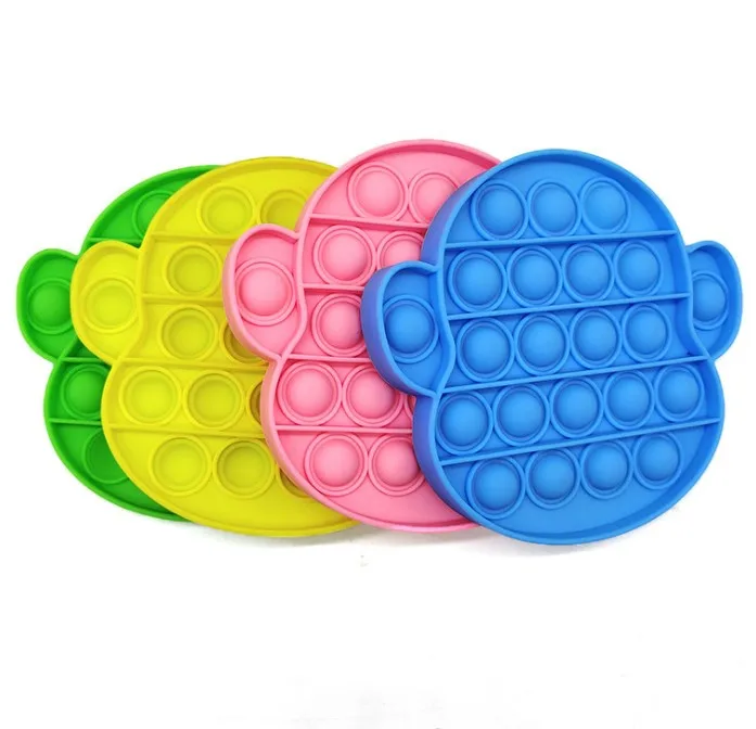 Huiye fidget toy push pop bubble fidget sensory stress relief squeeze toys for children with autism juguetes al por mayor