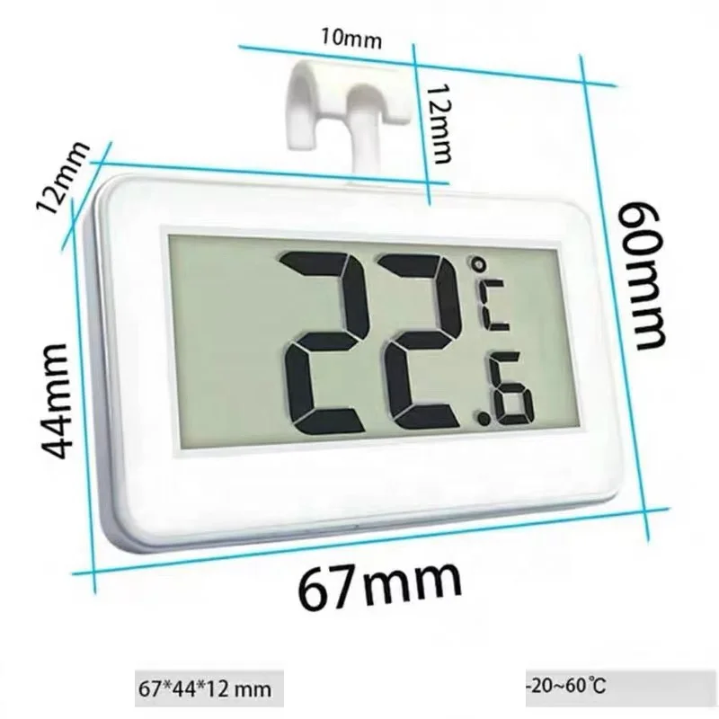 Digital Cold Room Thermometer Freezer Fridge Thermometer for Refrigerator