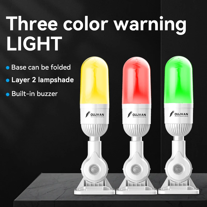 Low Price Three Colors 5v Signal Tower Waterproof Durable Surface Plastic Equipment Indicator Lights