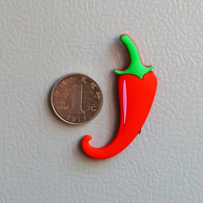 custom PVC fridge magnet 3d  3d refrigerator sticker soft fruit rubber pvc fridge magnets vegetable refrigerator magnets