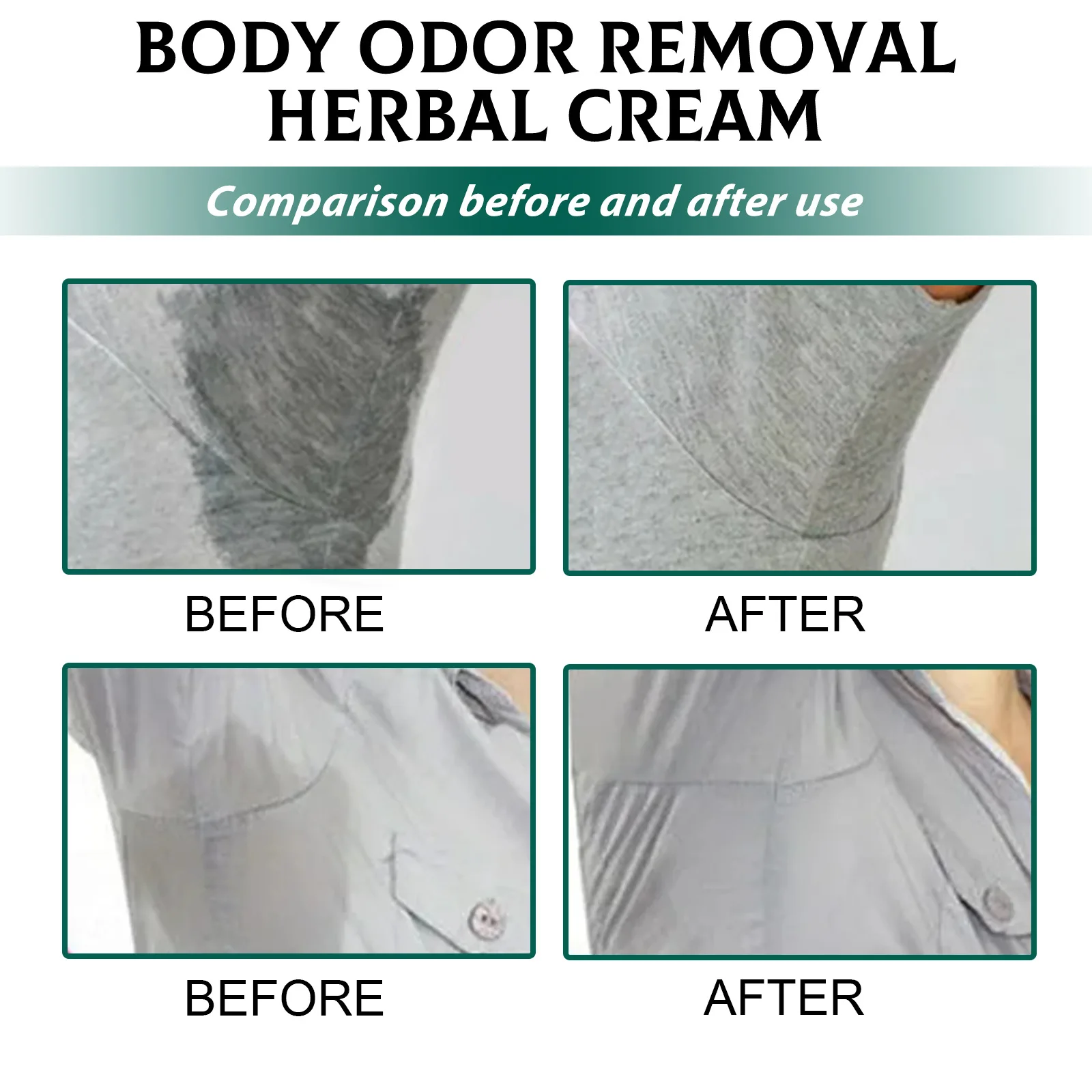 Herbal Body Care Cream  Gently Cleanses Armpits, Eliminates Odors, Lasting Fragrance, Refreshing & Portable Body Lotion