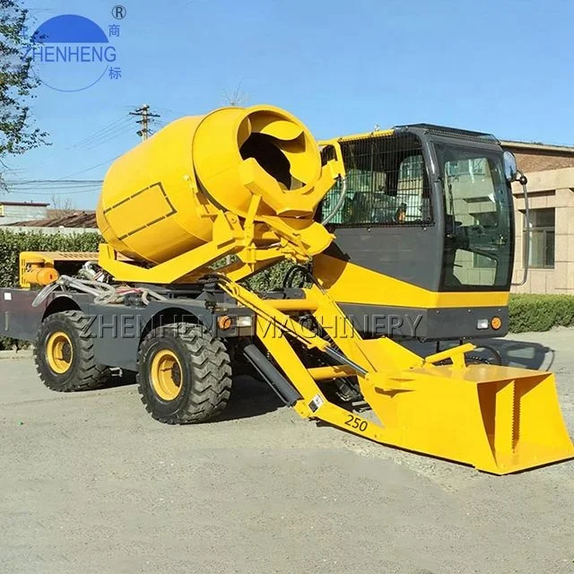 Factory Price Mobile Self Load Concrete  Truck Mixer Car
