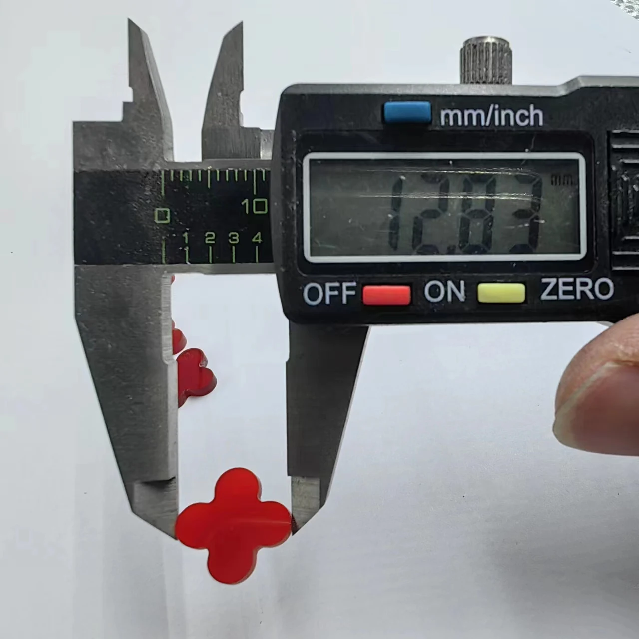 Red four-leaf clover agate semi-finished accessories clover bracelet