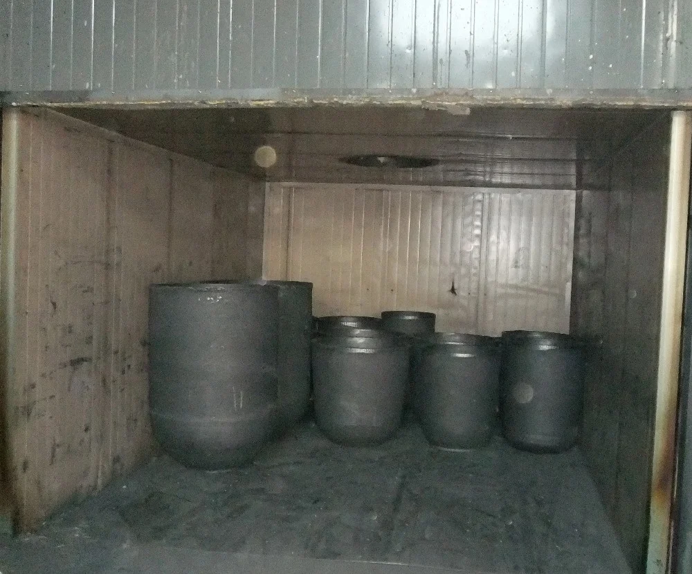 factory custom silicon carbide graphite crucible smelting aluminum 100kg to 500kg