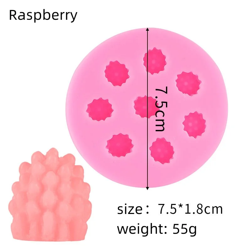 Hot-selling Fruit Fondant Silicone Mold Chocolate Candy Mold Cake Decoration Mold