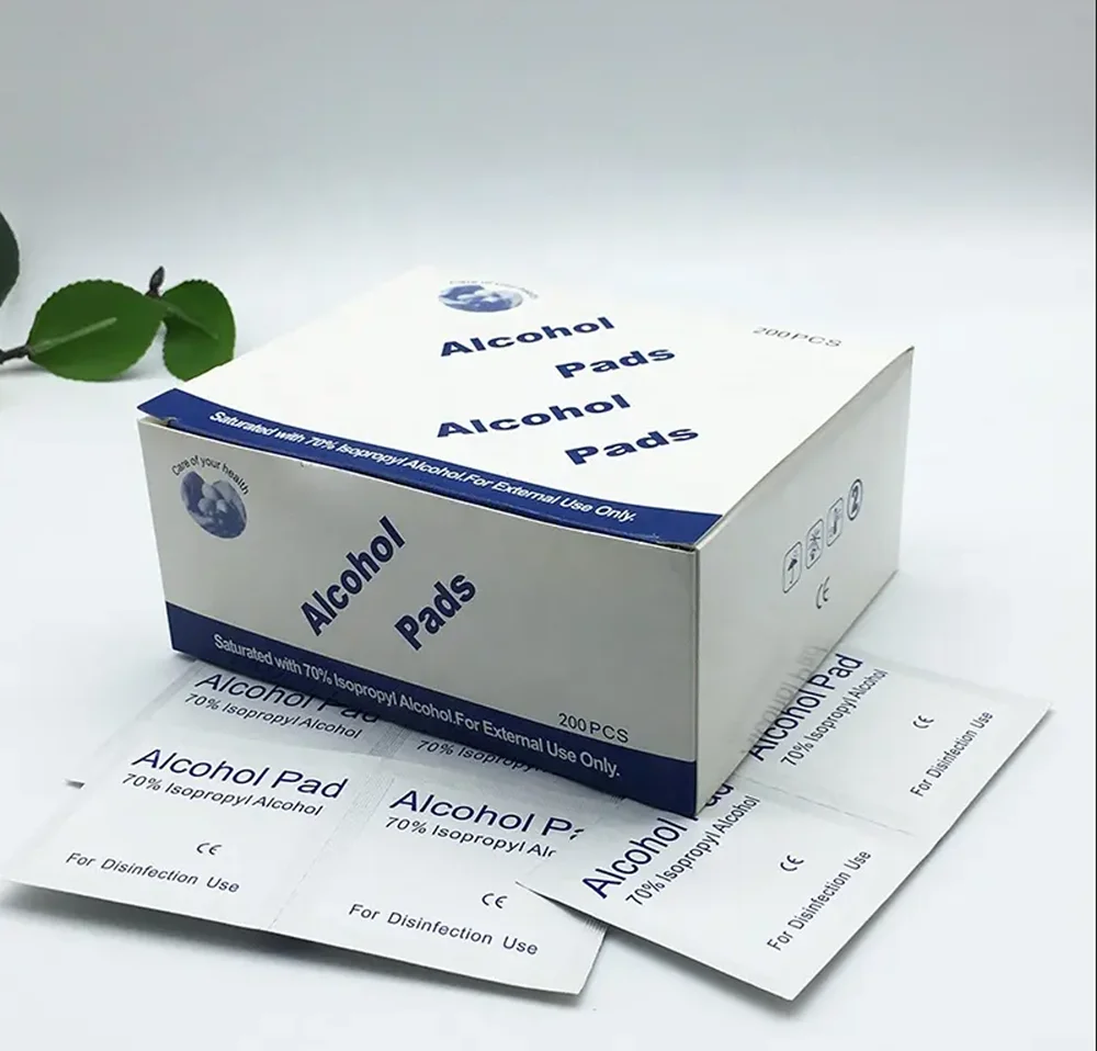 High Quality Disposable Isopropyl Alcohol Pad Multi-Purpose Non-Woven Cleaning Sterile