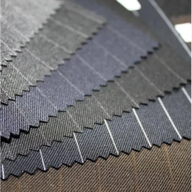 Custom wholesale TR Suiting Shirting Pants Twill Plain Dobby Fabric Roll Woven rayon cotton Rayon Viscose Polyester Fabric