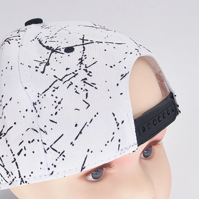 Custom 100% Cotton Peaked Topi Cap Sunbonnet Unisex Sports Vintage Cap Basketball Snapback