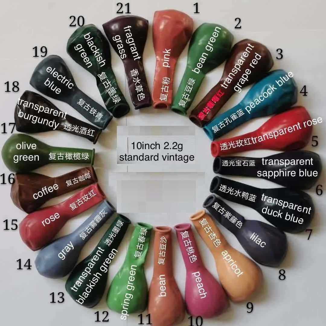 189pcs Eucalyptus Colors Balloons balloon arch stand kit party for Wedding Party Decor Latex Silk Customized Logo Item