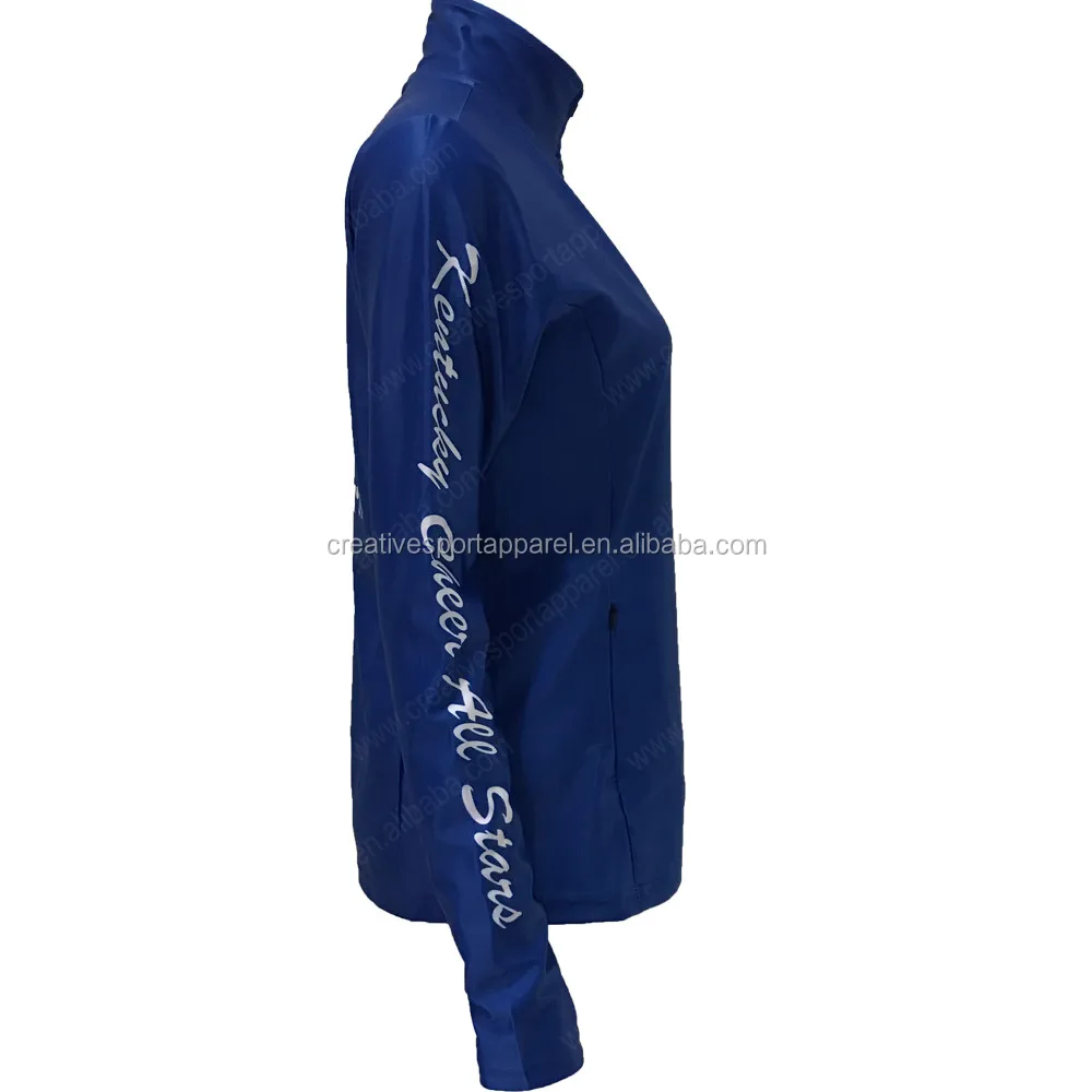 Custom Girls Cheerleading uniforms warmup jackets