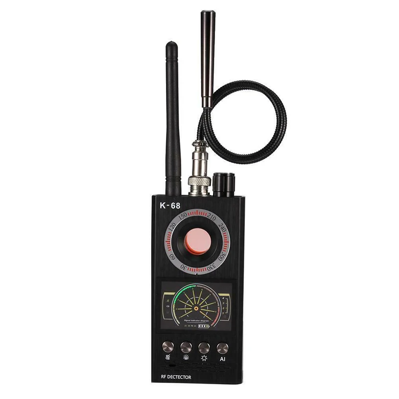 Greetwin Wireless Hidden RF Scanner signal Detector Spy Finder Bug RF Detector Camera K68