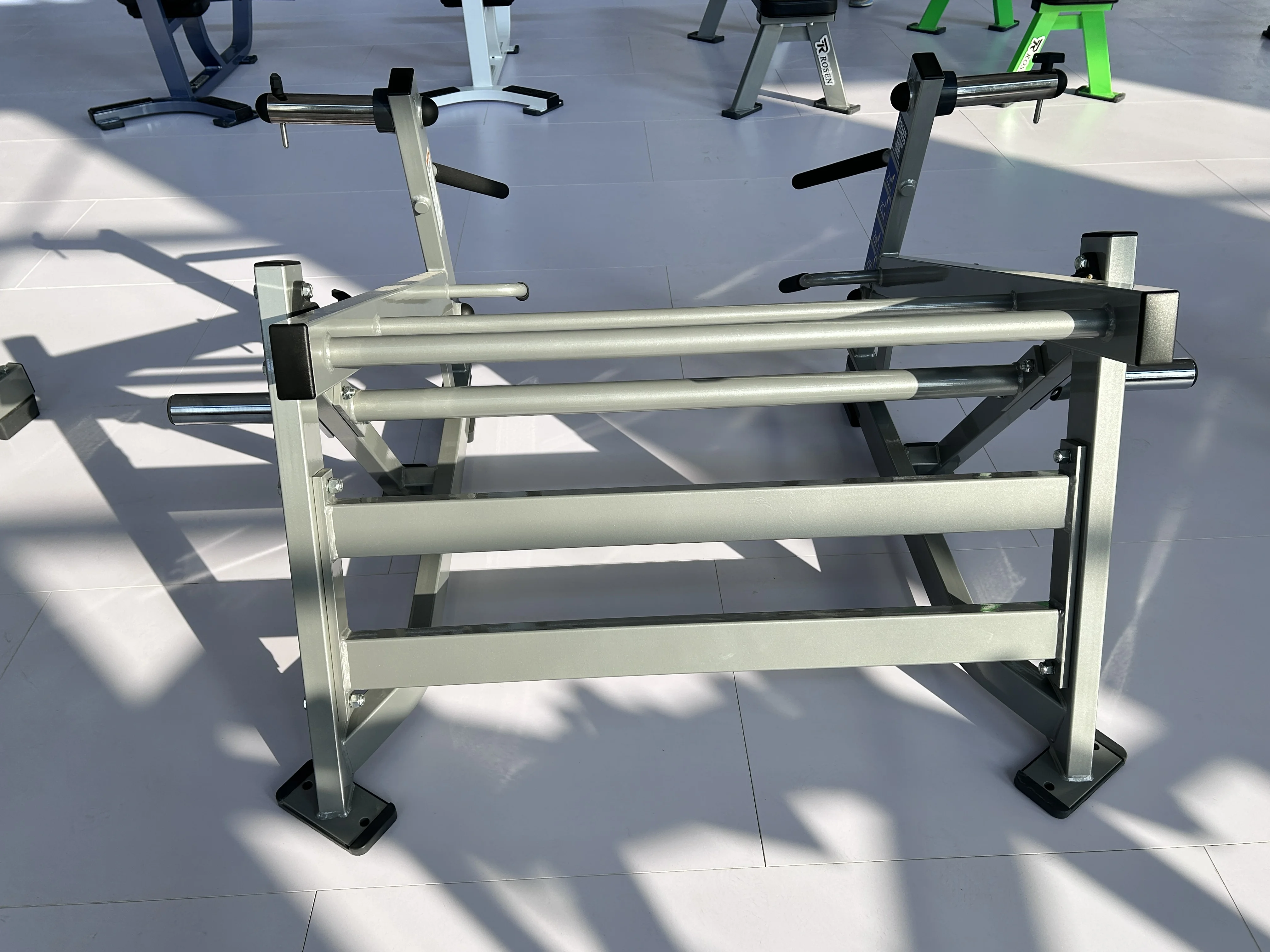 Big Discount Customized ROSEN  Fitness Gym Equipment Adjustable Ground Base Squat Lunge  With Color Customization