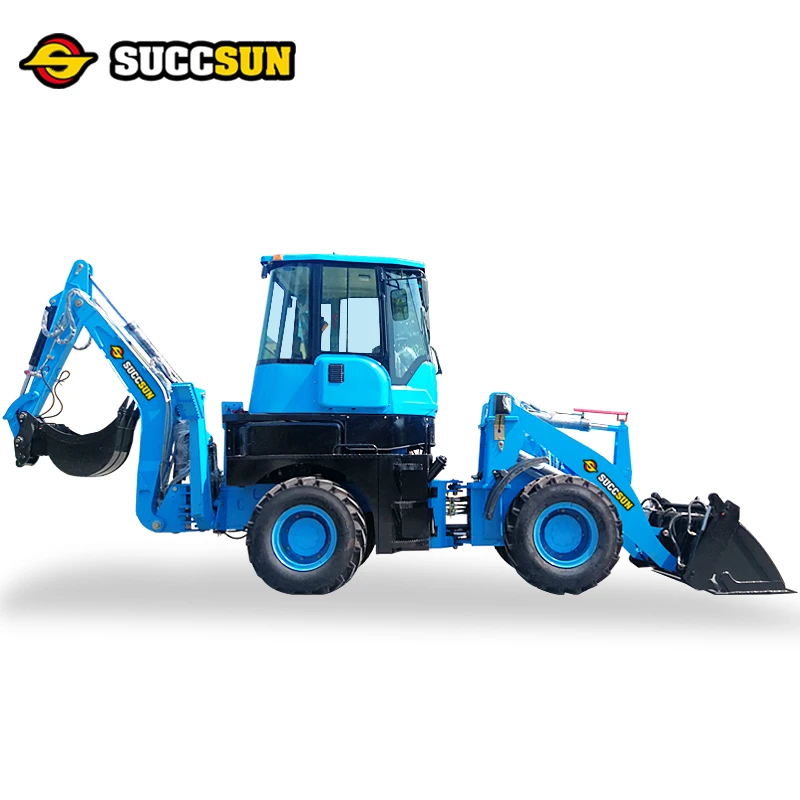 Quick Maneuverability Energy-saving And Efficient With Sufficient Power And Is Equipped With Engineering Tires Backhoes Loader