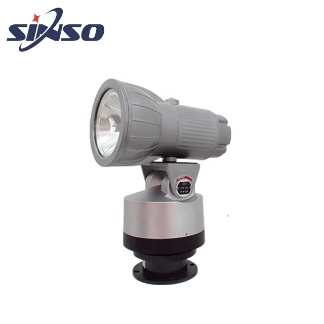 wired control long range moving head aluminum pure white xenon searchlight for watch tower