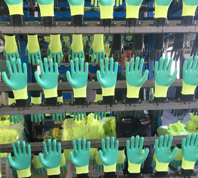 Glove Coating Machine Latex Nitrile Coated Gloves Dipping Production Line Machine
