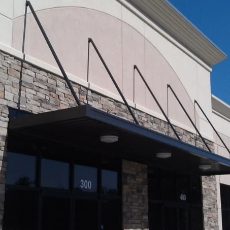 Lianhong outdoor aluminum awning durable anti-rust for courtyard /balcony/ window /carport