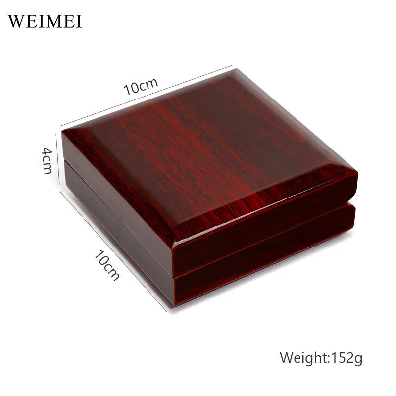 WEIMEI PRO jewelry LED wooden box jewellery necklace gift packaging earring pendant rosewood box for necklace with led