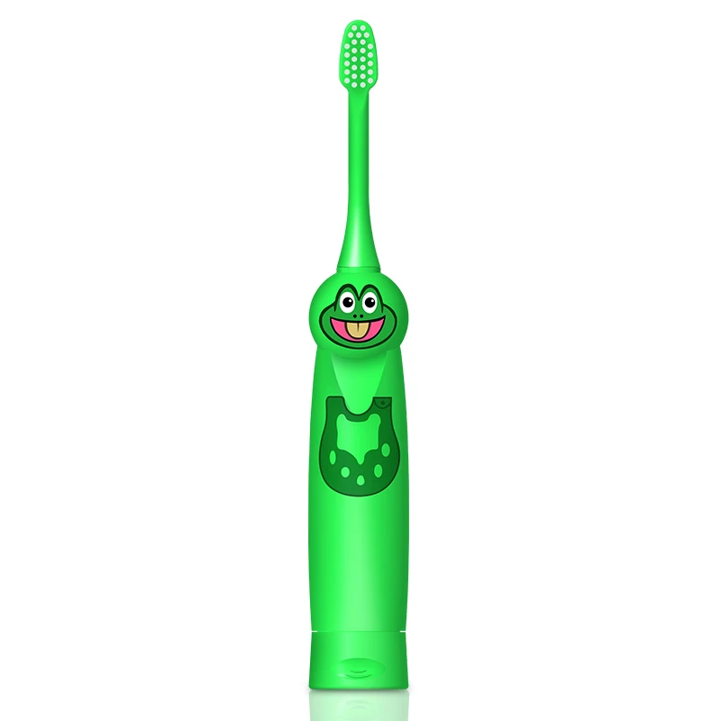 
Kids Electric Toothbrush Battery Powered Cartoon Pattern Sonic Toothbrush 