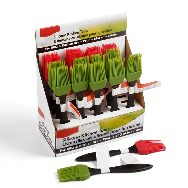 Food Grade Barbeque Silicone Oil Mini Brush Pastry Brush With Plastic Handle For Kitchen Accessories