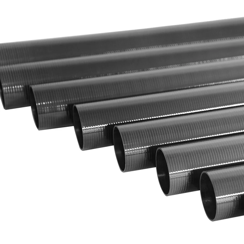 New Style Material Light Weight Carbon Fiber Pole 3k 50mm Carbon Fiber Tube Connectors
