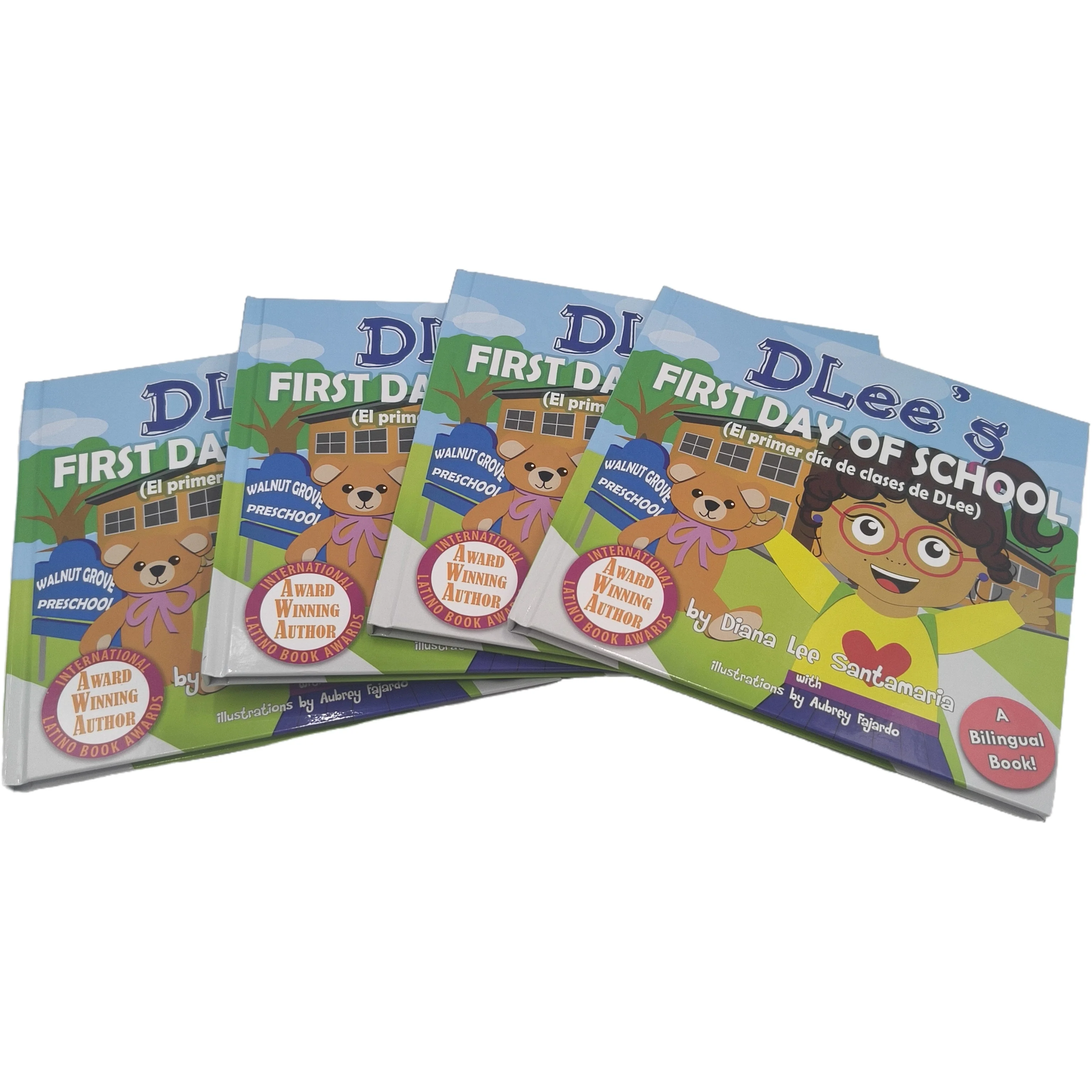 Custom high quality hardcover educational books for children free samples customized kids book printing