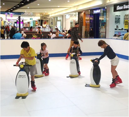 Non-toxic and smelling uhmwpe and hdpe plastic synthetic ice mobile skating rink