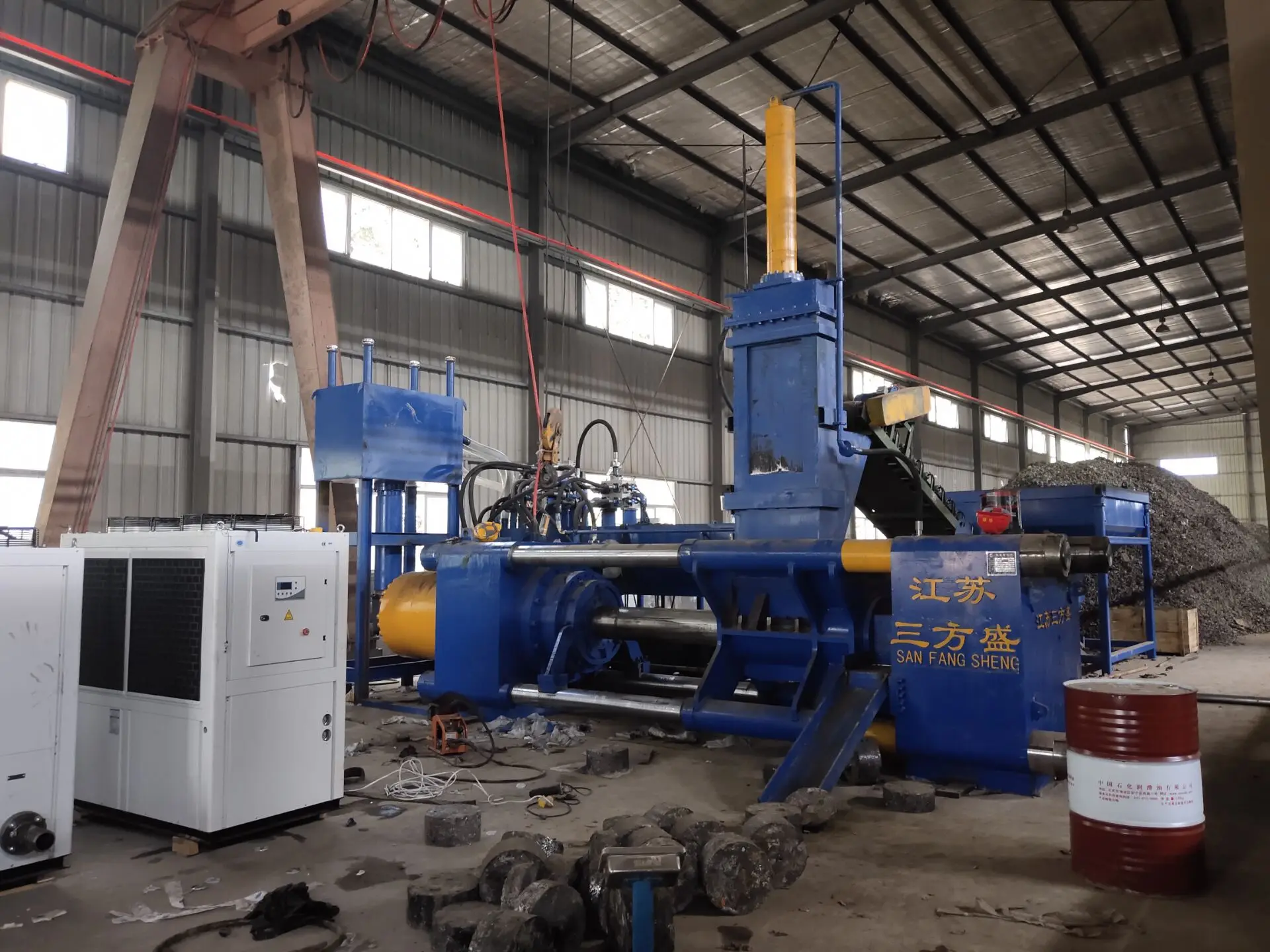 Y83-1250 Horizontal Automatic Hydraulic  Aluminum Steel Scrap Metal Briquette Press Machine