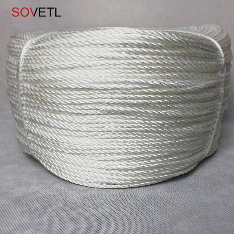UHMWPE веревка 2 мм 3 4 Высокопрочный легкий скрученный Канат