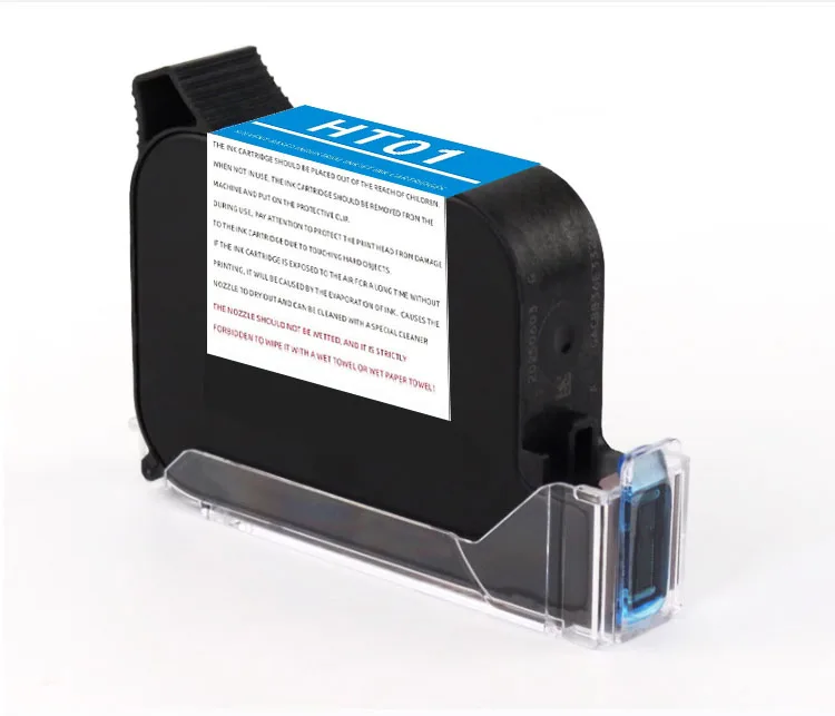 HT01 Ink Cartridge 12.7 mm Handheld Online Inkjet Printer Cartridge Quick Dry Black B Level Original Parts Office