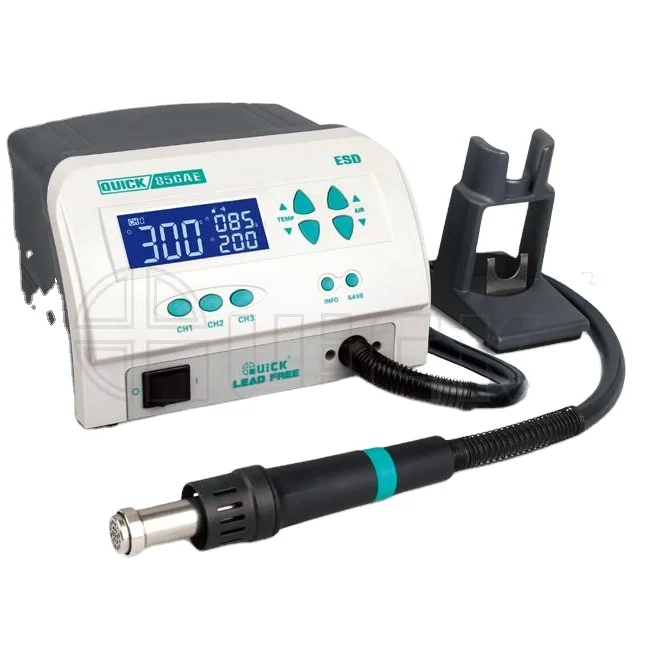 QUICK 856AE 1300 Вт Бессвинцовая станция для переделки горячего воздуха