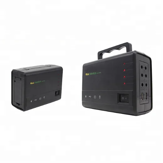 Portable Solar Generator 12W Small Solar System All-in-One Solar Package Solar Power System Emergency Solar Power System Camping