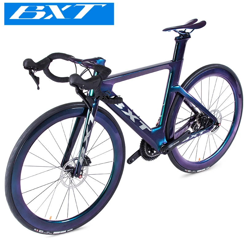 Full Carbon 700C Road Bike SHIMANO ST-R7020 22 Speed Racing Bike Disc Brake Carbon Road Bicycle