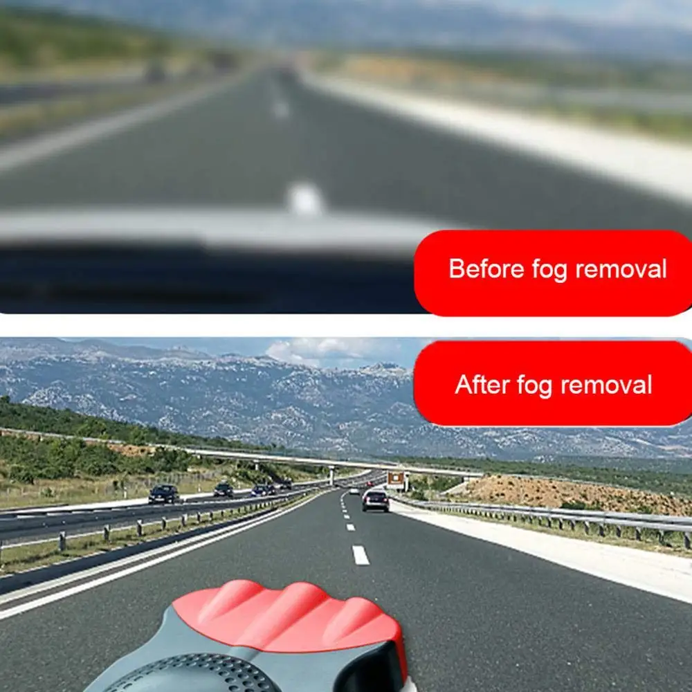 
12V Portable Car Heater Fan Car Defogger Windshield Defroster Can Heat Rapidly in 30 Seconds, Defrost and Defog The Windshield 