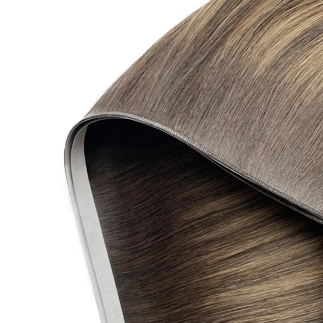 Highest Quality Double Drawn Russian Mongolian Hair With Full Cuticle Tape In Extensions